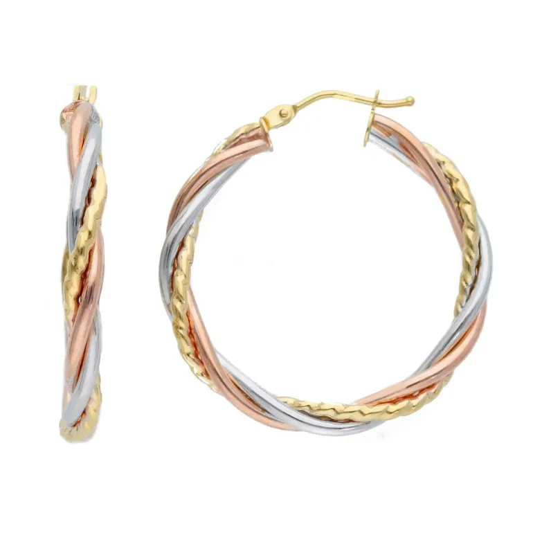 Creoler 18K Guld - 32 mm