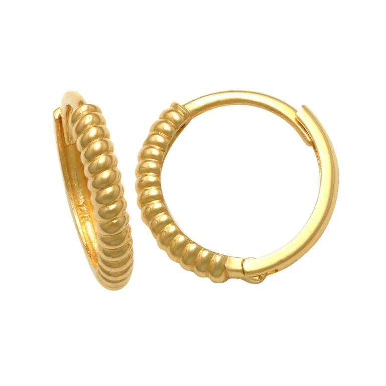 Creoler 18K Guld - 12,5 mm