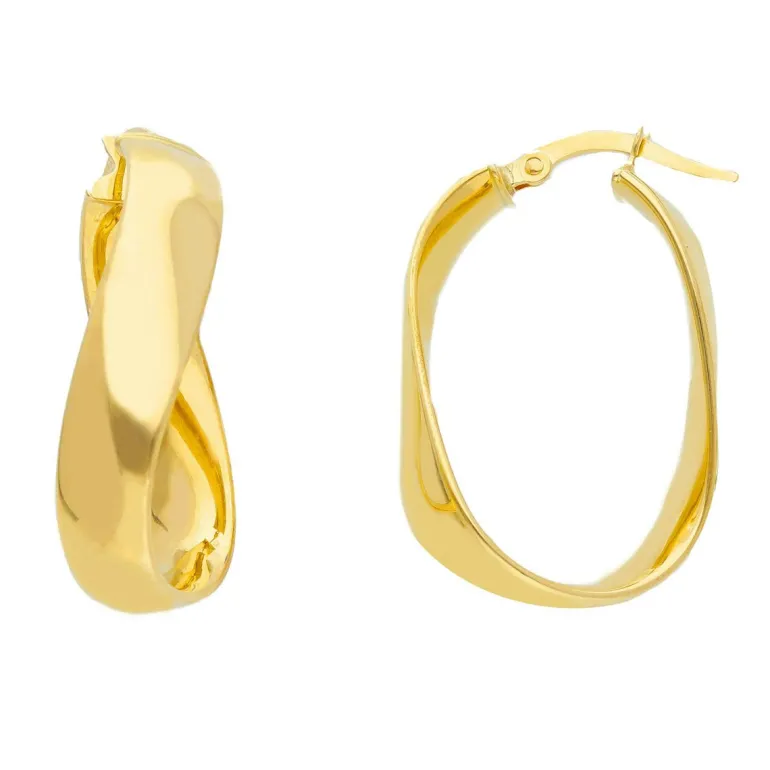 Creoler 18K Guld - 17 x 29 mm