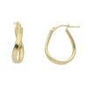 Creoler 18K Guld - 15,5 x 20 mm