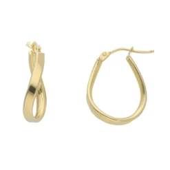 Creoler 18K Guld - 15,5 x 20 mm