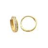Creoler 18K Guld - 11 x 2 mm