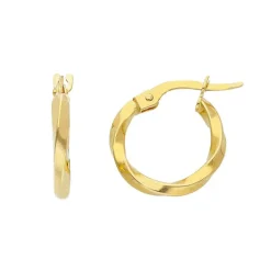 Creoler 18K Guld - 14 x 1,7 mm