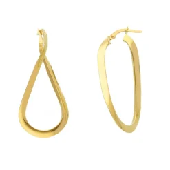 Creoler 18K Guld - 42 x 19 mm