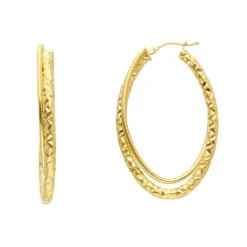 Creoler 18K Guld - 28 x 43 mm