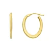 Creoler 18K Guld - 15 x 19 mm