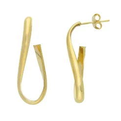 Creoler 18K Guld - 8,5 x 30 mm
