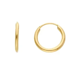 Creoler 18K Guld - 1,5 x 12 mm