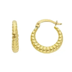 Creoler 18K Guld - 3,5 x 16 mm