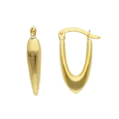 Creoler 18K Guld - 10 x 20 mm