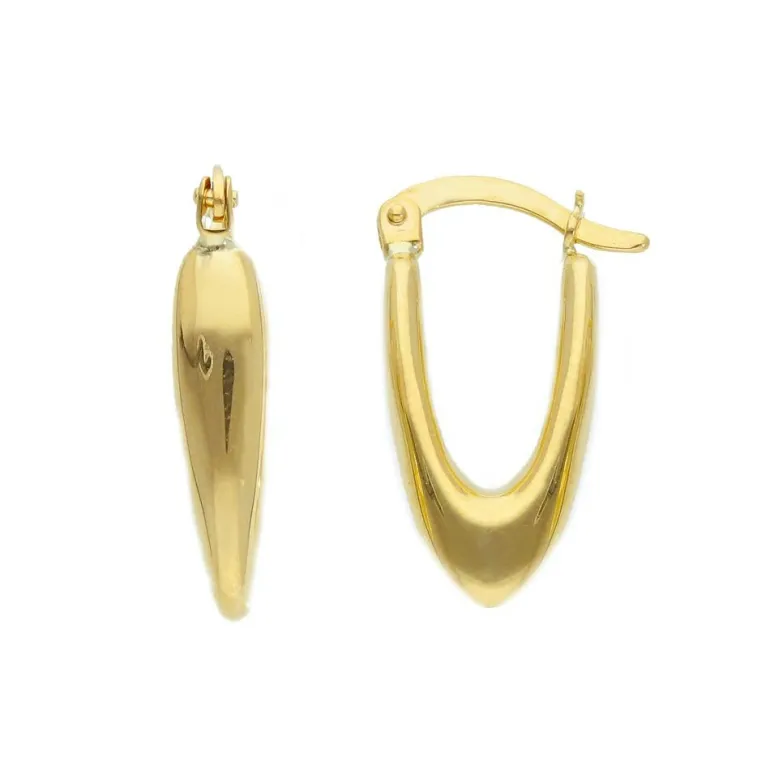 Creoler 18K Guld - 10 x 20 mm