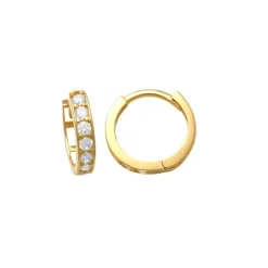Creoler 18K Guld - 9,7 x 1,9 mm