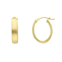 Creoler 18K Guld - 13,5 x 17,5 mm