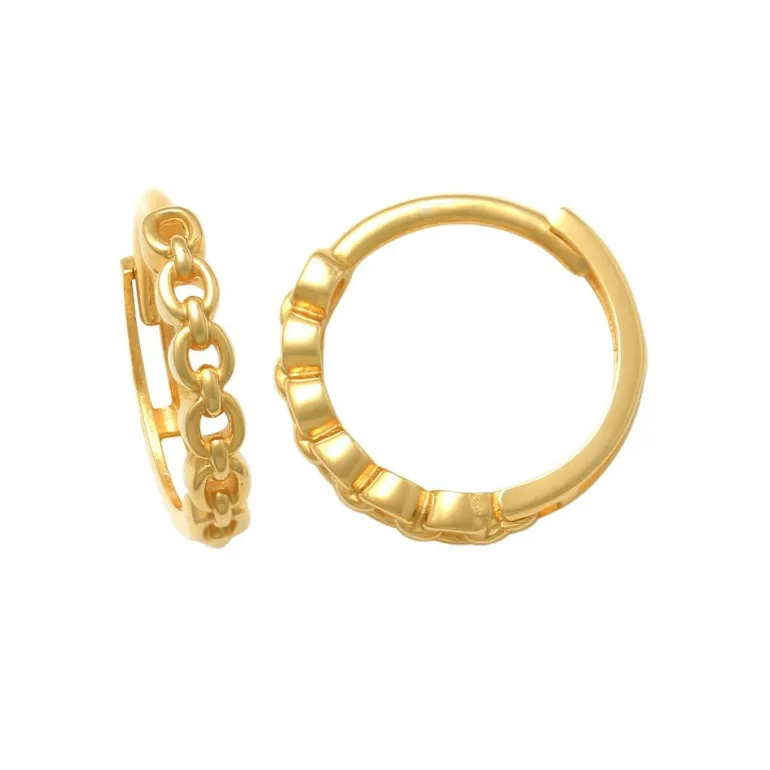 Creoler 18K Guld - 12,6 x 2,2 mm
