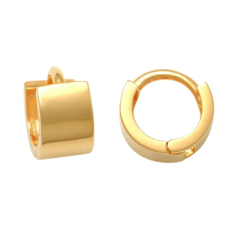 Creoler 18K Guld - 8 x 4,5 mm