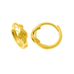 Creoler 18K Guld - 10 x 1,7 mm