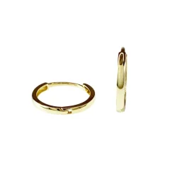 Creoler 18K Guld - 12,3 x 1,5 mm