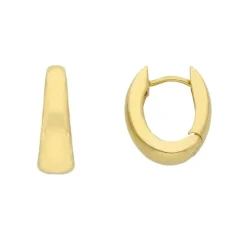 Creoler 18K Guld - 15,5 x 13 mm