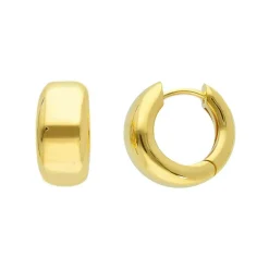 Creoler 18K Guld - 16 x 8 mm