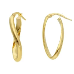 Creoler 18K Guld - 15 x 20 mm