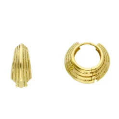Creoler 18K Guld - 8x16,5 mm