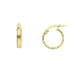 Creoler 18K Guld - 3x12 mm