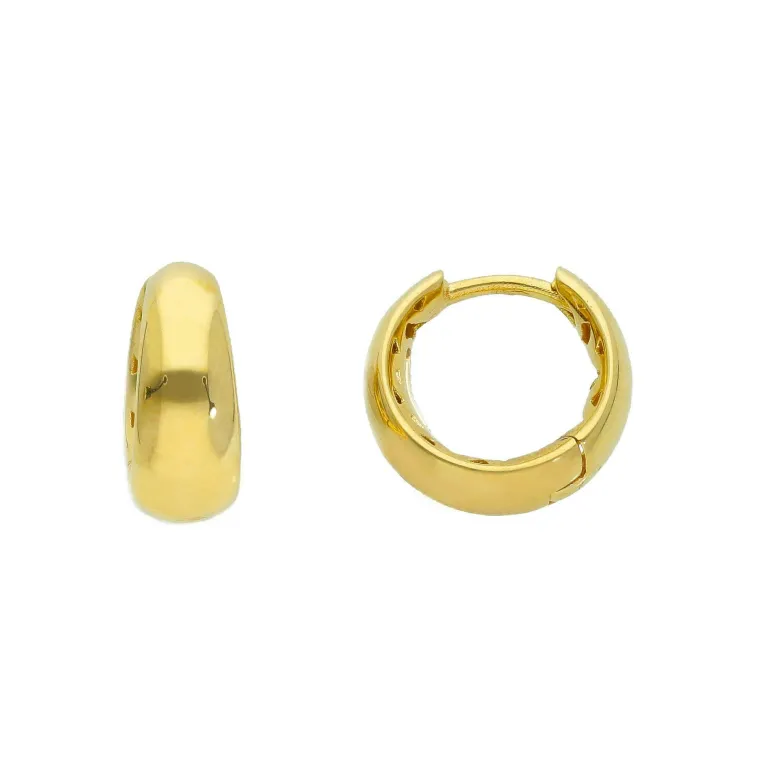 Creoler 18K Guld - 6,5x15 mm