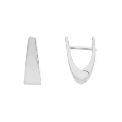 Creoler 18K Vitguld - 12 x 5 mm
