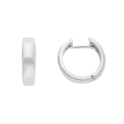 Creoler 18K Vitguld - 13 x 4 mm