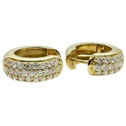 Creoler Pavée Diamonds Guld 0,5ct