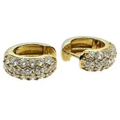 Creoler Pavée Diamonds Guld 1,0ct