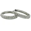 Creoler Pavée Diamonds Vitguld 0,88ct