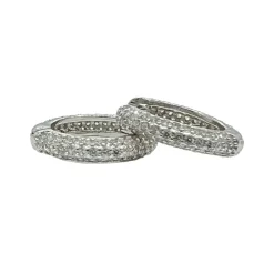 Creoler Pavée Sparkling Silver