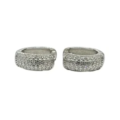 Creoler Pavée Sparkling Silver