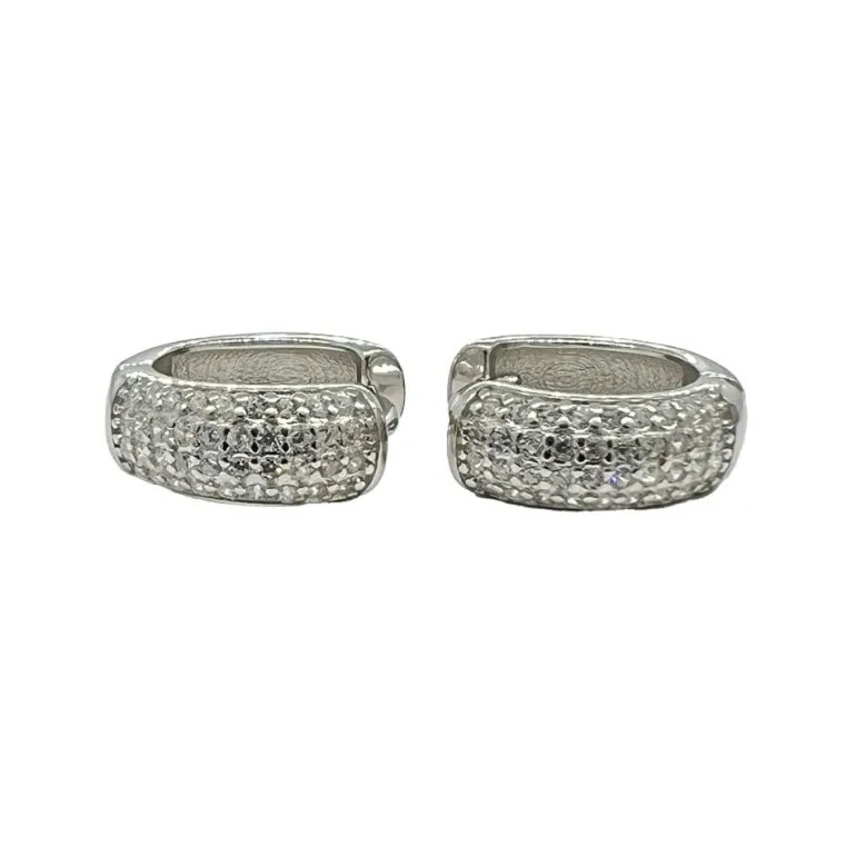 Creoler Pavée Sparkling Silver