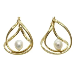 Creoler Pearl Förgyllt Silver