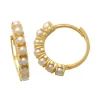 Creoler Pearls 18K guld - 17,6 x 3 mm