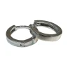 Creoler Rhodinerat Silver - 2 x 10,6 mm