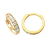Creoler Sparkling 18K Guld - 9,4 x 1,8 mm