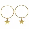 Creoler Star Förgyllt Silver
