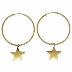 Creoler Star Förgyllt Silver