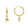 Creoler Star 18K Guld - 14 mm