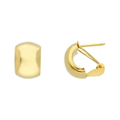 Creoler/Clips 18K Guld - 14 mm