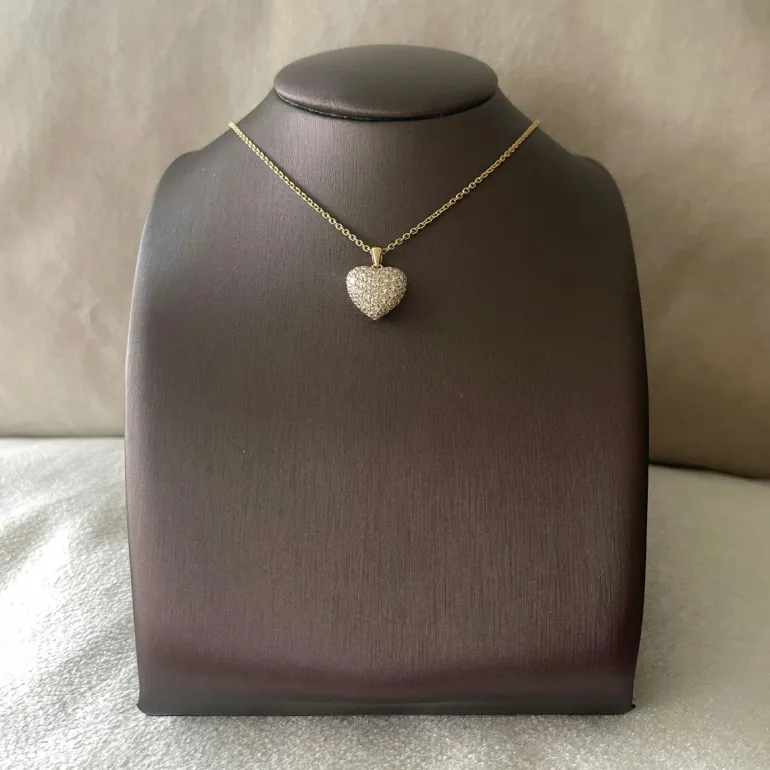 Diamanthänge Heart Guld 18K - 12 mm