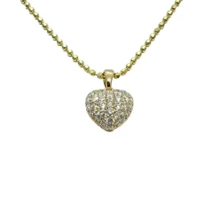 Diamanthänge Heart Guld 18K - 10 mm