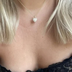 Diamanthänge Heart Guld 18K - 8 mm