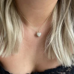 Diamanthänge Heart Guld 18K - 12 mm