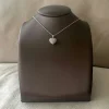 Diamanthänge Heart Vitguld 18K - 10 mm