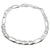 Figarolänk / Marinalänk Armband Silver - 5,6 mm
