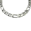 Figarolänk / Marinalänk Halsband Oxiderat Silver - 8,7 mm